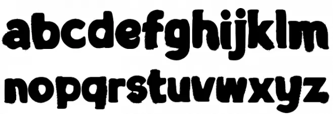National Spain Schriftart Kleinbuchstaben