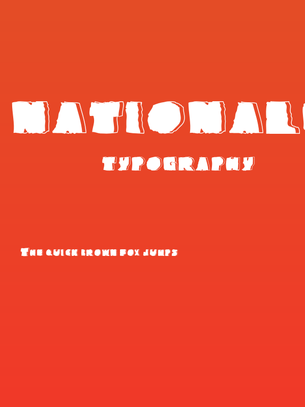 NationalGranite-Regular Poster