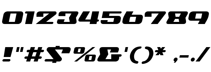 Nationalyze ALP Font OTHER CHARS