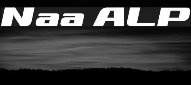 Nationalyze ALP Font examples