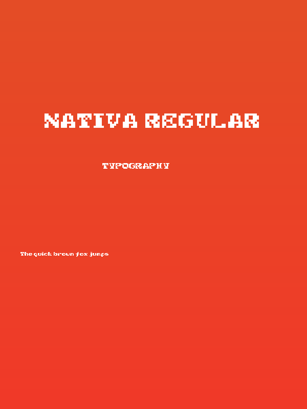 Nativa Regular Poster