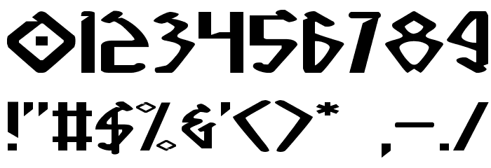 Native Alien Extended Polices AUTRES CHARS