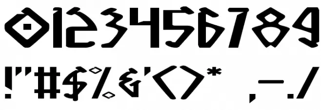Native Alien Extended Polices AUTRES CHARS