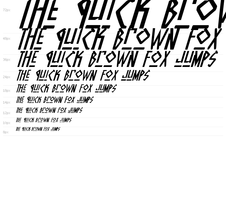 Native Alien Italic Waterfall