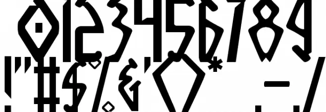 Native Alien Polices AUTRES CHARS