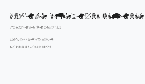 Native American Indians Business Card