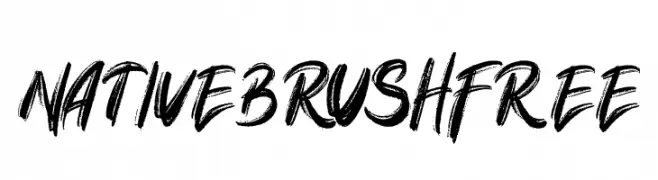 Native Brush FREE  Frei Schriftart Herunterladen