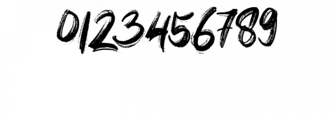 Native Brush FREE Font OTHER CHARS