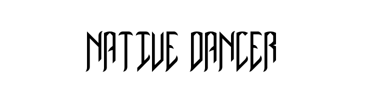 Native Dancer  font caratteri gratis