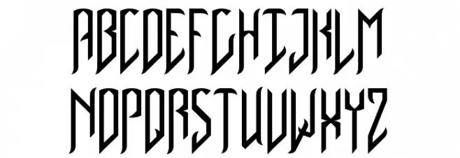 Native Dancer Schriftart Groß