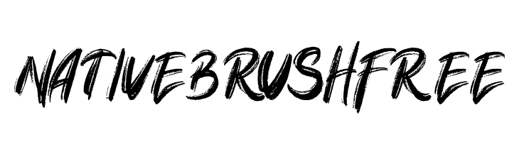 NativeBrushFREE  Frei Schriftart Herunterladen