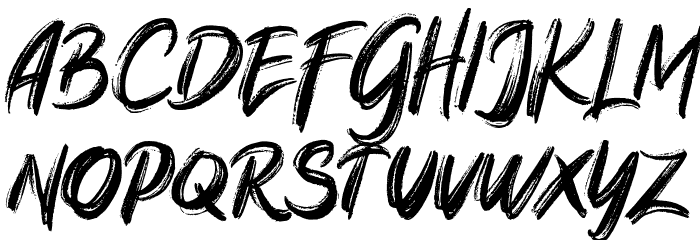 NativeBrushFREE Font LOWERCASE