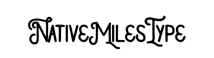 NativeMilesType  Frei Schriftart Herunterladen
