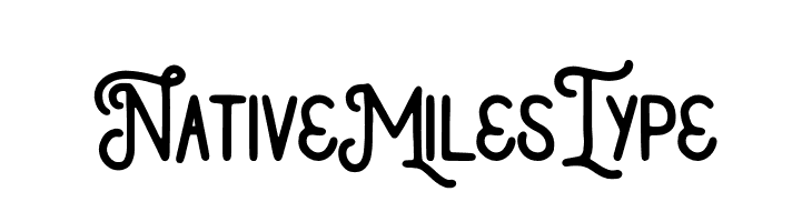 NativeMilesType  Frei Schriftart Herunterladen