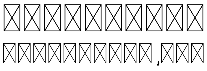 NativeMilesType Font OTHER CHARS