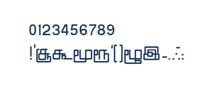 Nattai Regular Other Characters