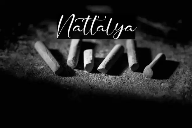 Nattalya Font examples