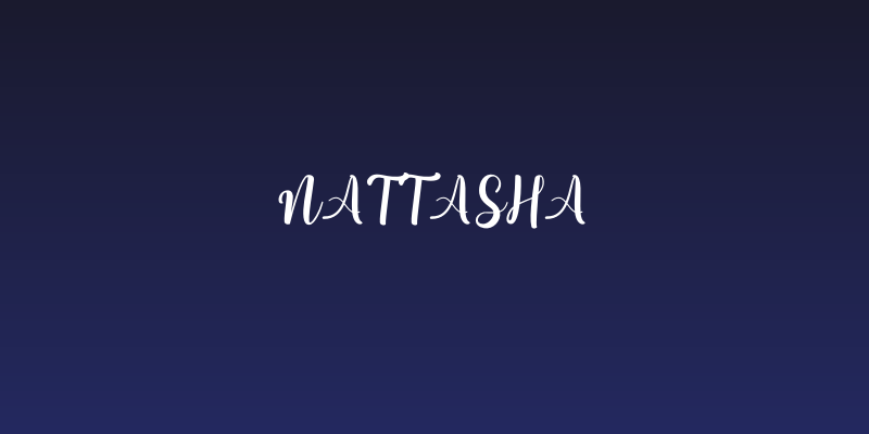 Nattasha Social Header