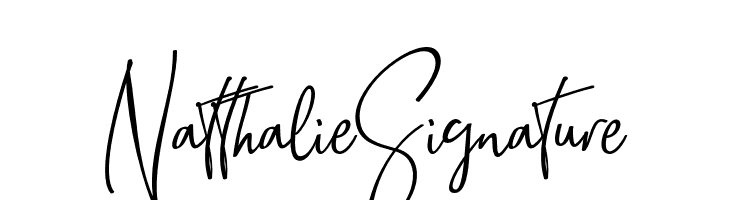 NatthalieSignature  नि: शुल्क फ़ॉन्ट्स डाउनलोड
