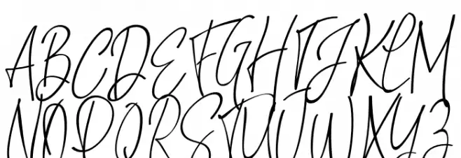 NatthalieSignature Fuentes MAYÚSCULAS