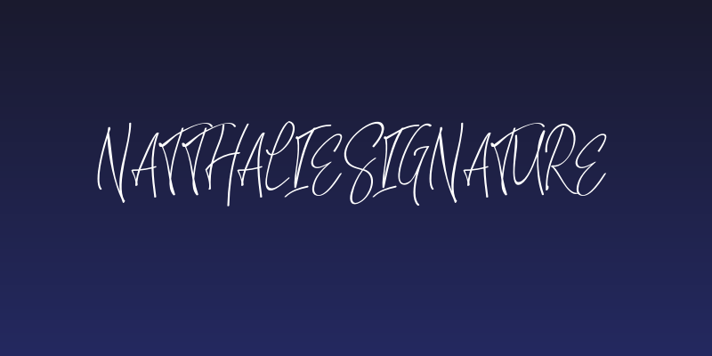 NatthalieSignature Social Header