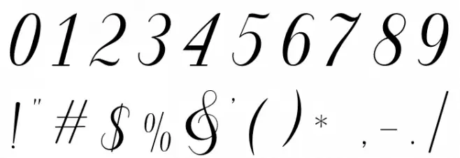 Nattyla Font OTHER CHARS