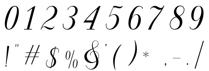 Nattyla Font OTHER CHARS