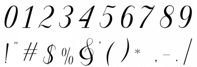 Nattyla Font OTHER CHARS