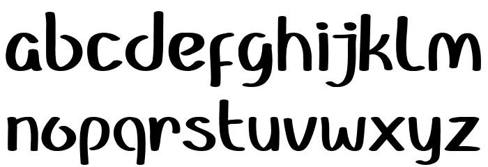 Natune Font LOWERCASE