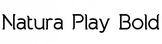 Natura Play Bold  baixar fontes gratis