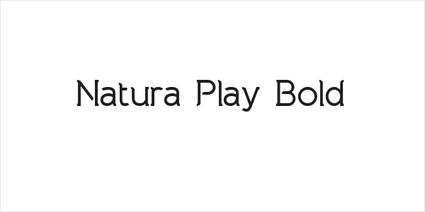 Natura Play Bold Logo