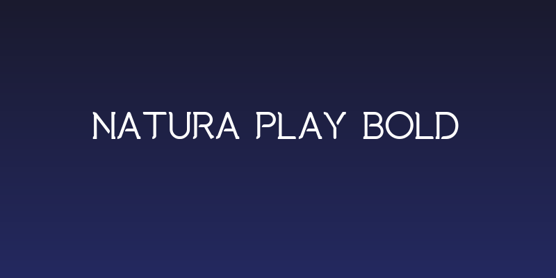 Natura Play Bold Social Header