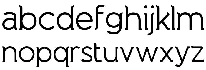 Natura Play Font LOWERCASE