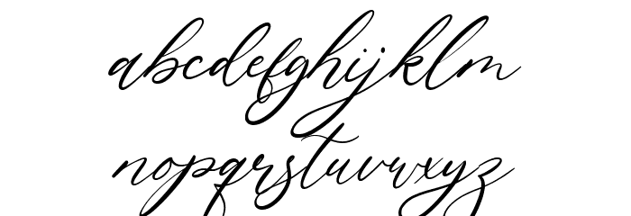 Natural Garden Font LOWERCASE