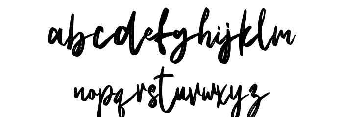 Natural Handwritten - Personal Font LOWERCASE