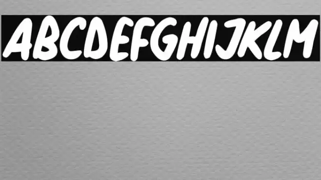 Natural Marker Caratteri examples