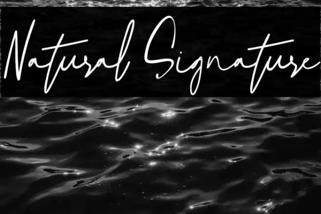 Natural Signature Example 3