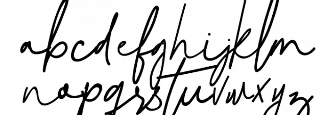 Natural Signature Fuentes MINÚSCULAS