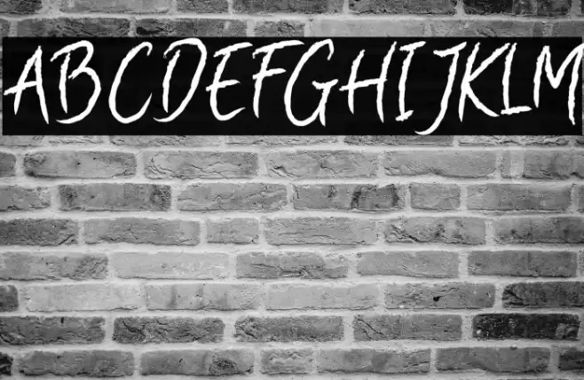 Natural Solid Шрифта examples