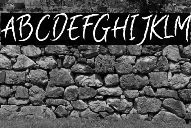 Natural Solid Шрифта examples