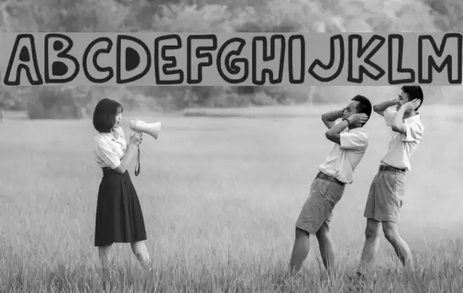 Natural Toons خط examples