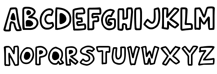 Natural Toons Шрифта строчной