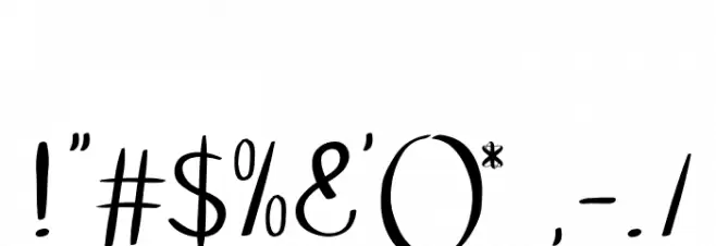 NaturalKaliDEMO Font OTHER CHARS