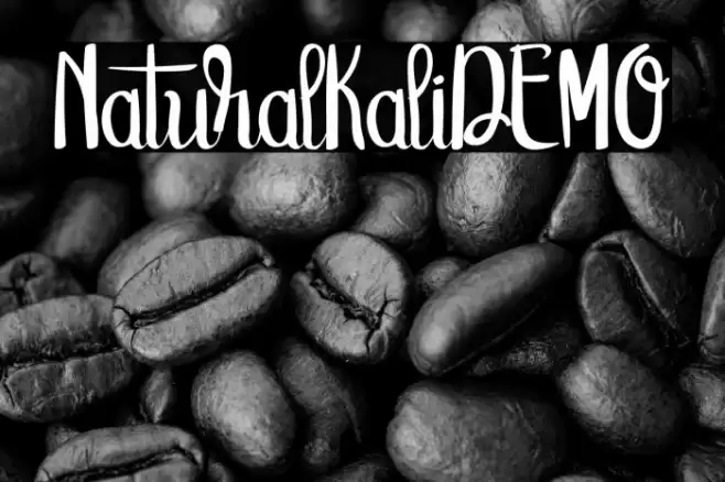 NaturalKaliDEMO Font examples