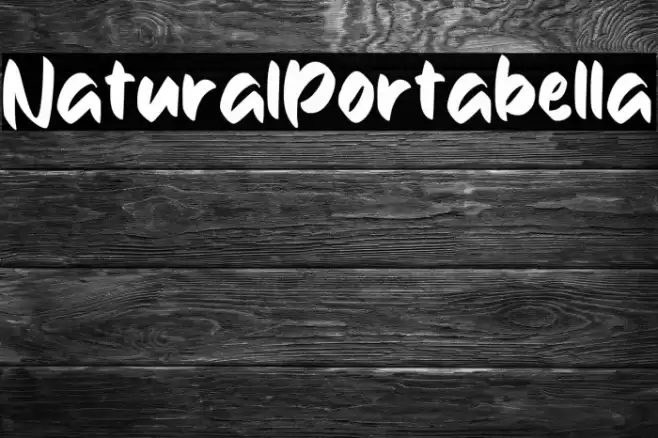 NaturalPortabella Font examples
