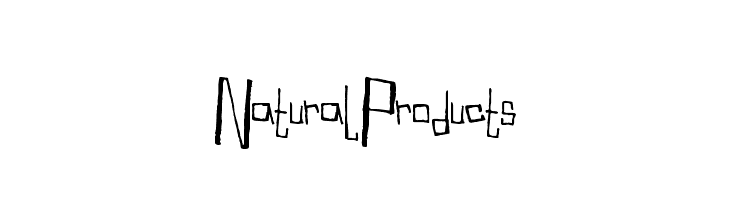 NaturalProducts  Frei Schriftart Herunterladen