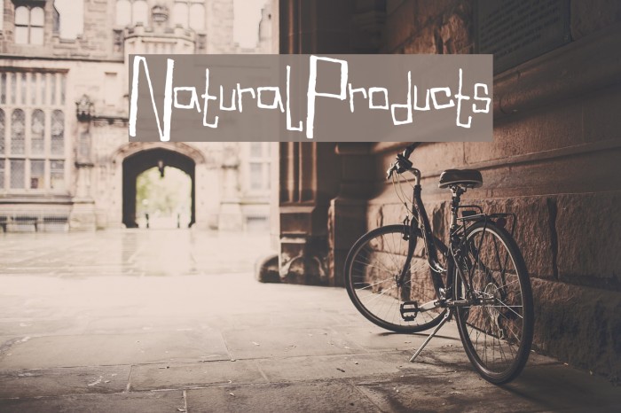 NaturalProducts Font examples