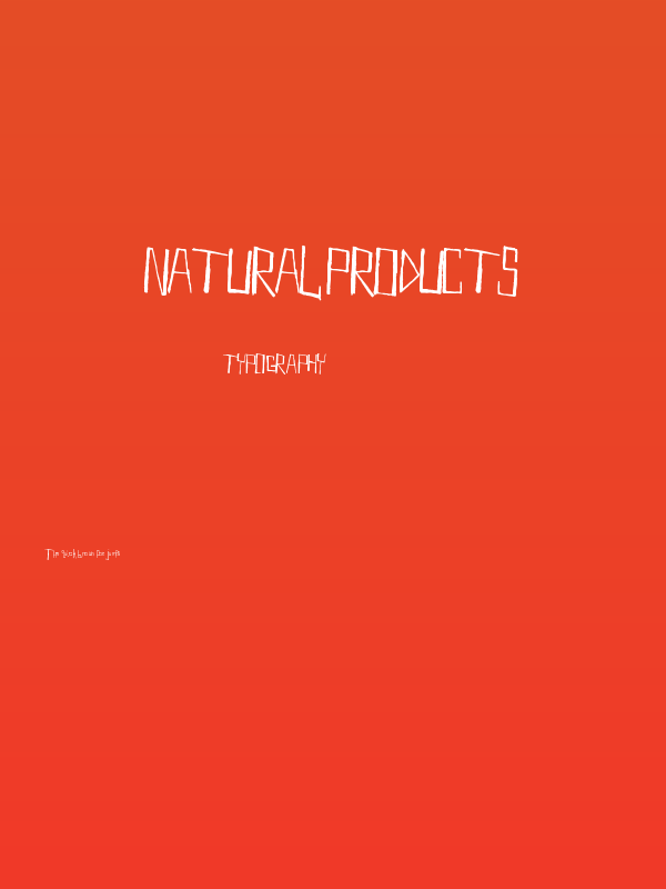 NaturalProducts Poster