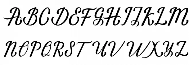NaturalScript Polices MAJUSCULES