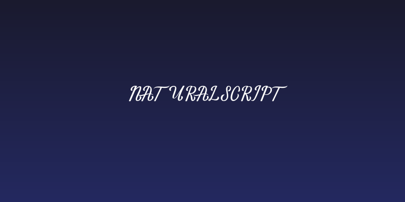 NaturalScript Social Header